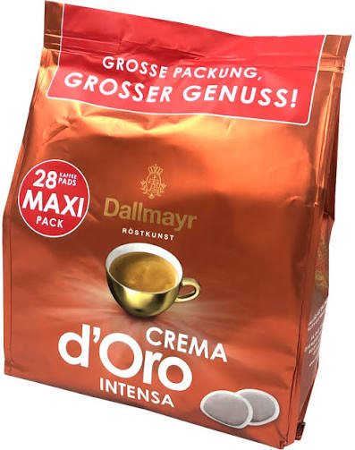 DALLMAYR 28PCS (196G) CREMA D'ORO INTENSA - SENSEO PADS