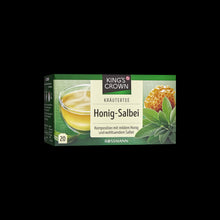 Load image into Gallery viewer, KING&#39;S CROWN Honey-Sage Herbal Tea (20 bags)