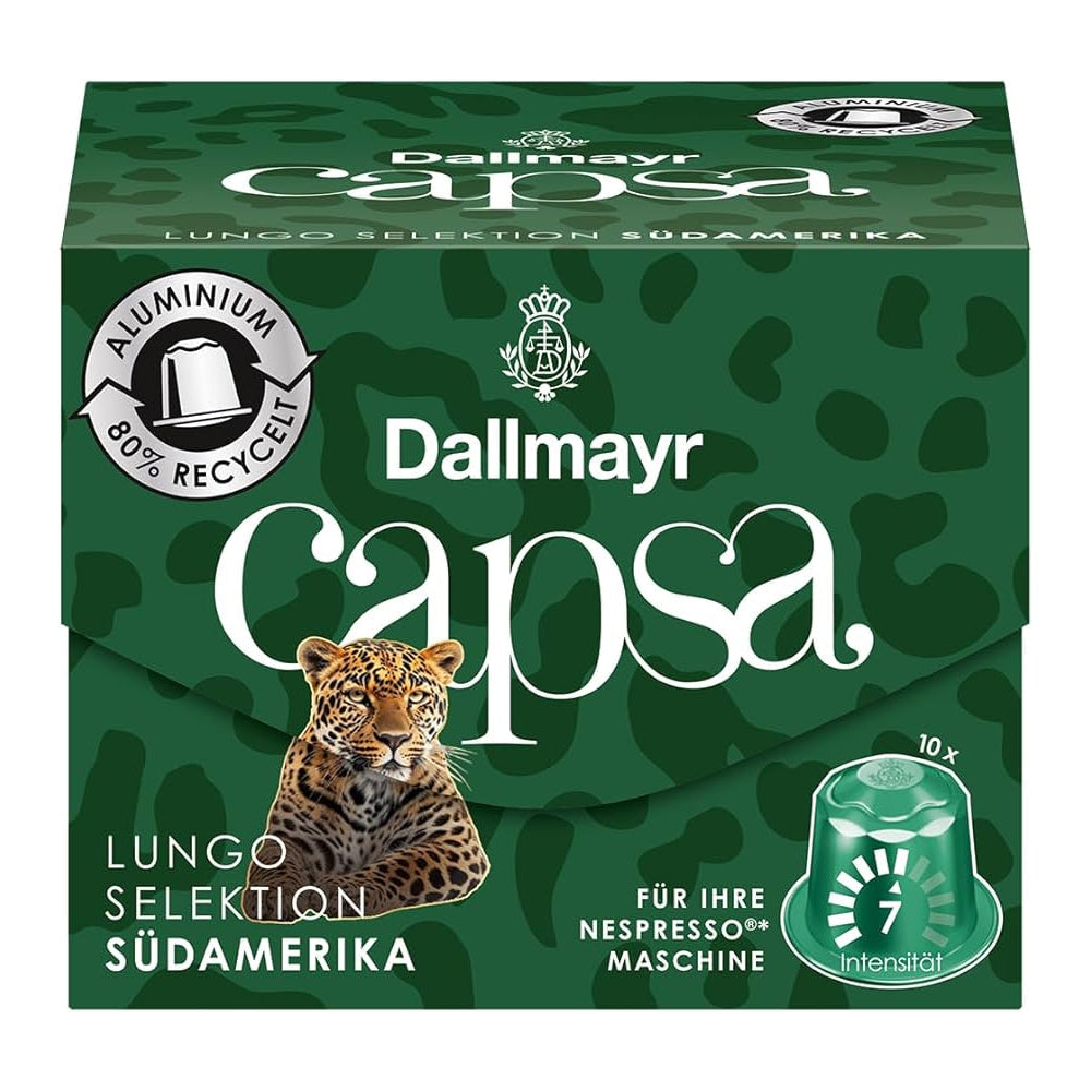 DALLMAYR 10CAPS. (56G) NESPRESSO LUNGO SELEKTION SÜDAMERIKA