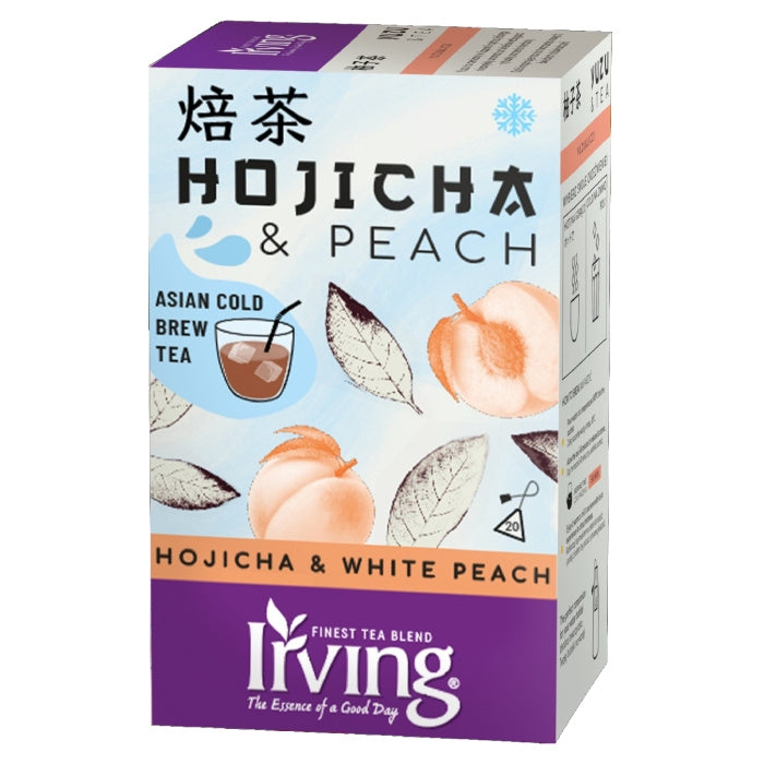 IRVING - COLD BREW TEA HOJICHA & WHITE PEACH - 20 BAG