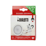 BIALETTI - Caffettiera Moka - Accessori - 1 Piastrina da 6 tazza + 3 Guarnizioni