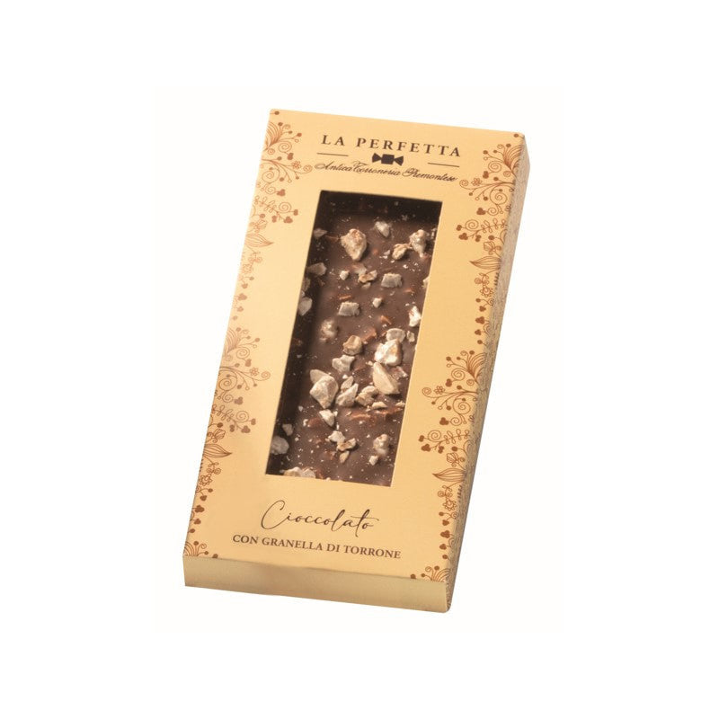 ANTICA TORRONERIA - Espo "Le Perfetta" tavolette cioccolato con granella di torrone  85gr