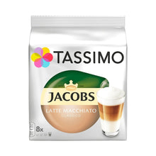 სურათის ჩატვირთვა გალერეის მაყურებელში, TASSIMO JACOBS  LATTE MACCHIATO - 8 CAPS
