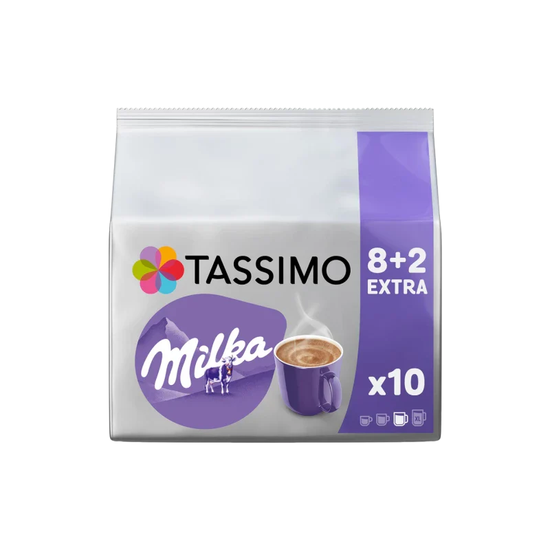 TASSIMO MILKA  HOT CHOCOLATE - 10 CAPS