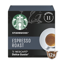 სურათის ჩატვირთვა გალერეის მაყურებელში, STARBUCKS - Dolce Gusto - Caffè - Dark Espresso Roast - Conf. 12