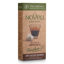 Load image into Gallery viewer, COFFEE CAPSULES COMPOSTABLE BARRIER /ORGANIC. PIÙ AROMA 10 units  
