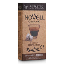 Load image into Gallery viewer, COFFEE CAPSULES COMPOSTABLE BARRIER /ORGANIC. RISTRETTO 10 units  