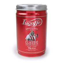 სურათის ჩატვირთვა გალერეის მაყურებელში, LUCAFFE TIN 250 GR CLASSIC COFFEE BEANS