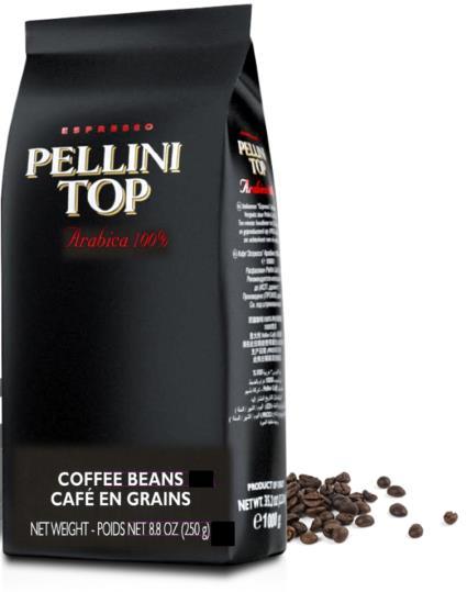 Pellini Coffee Top 100% Arabica  250/500/1000 GR