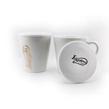 Load image into Gallery viewer, LUCAFFE MUG CUPS LUCAFFE&#39; GOLD LOGO WITH LID 1 PZ
