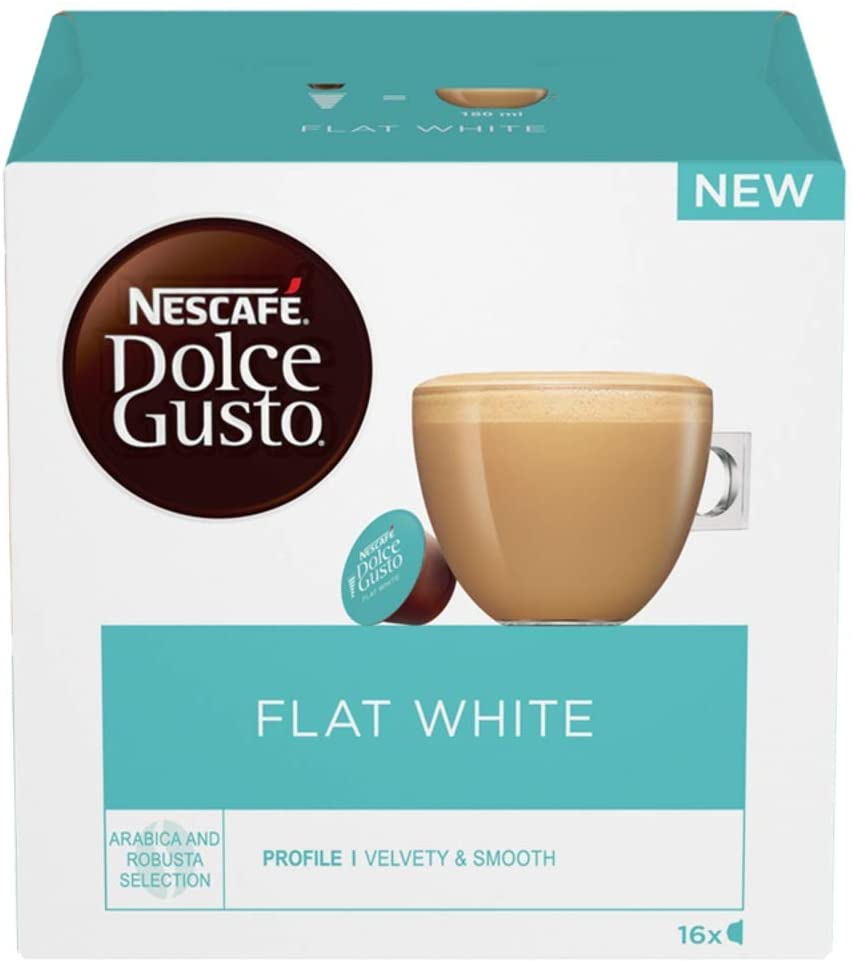 Dolce Gusto Flat White Coffee Pods 16 Capsules