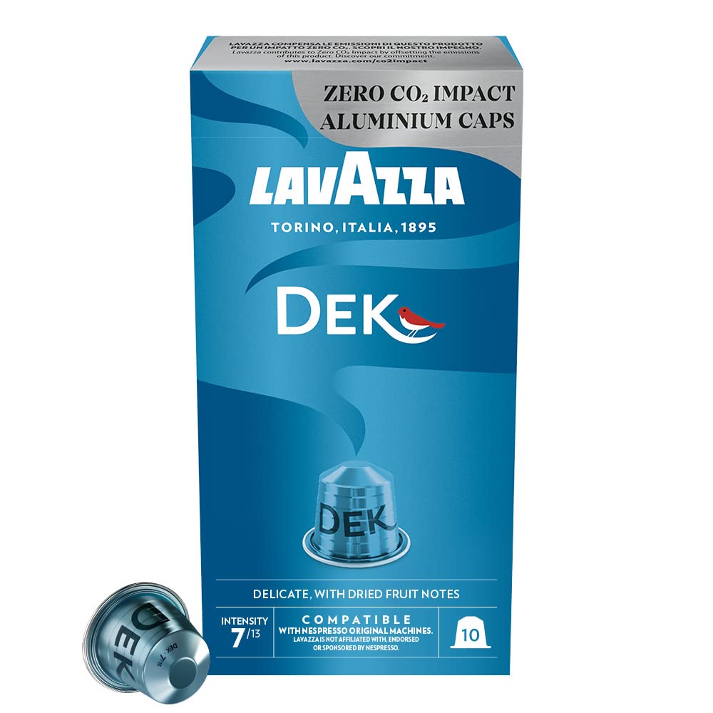 LAVAZZA - Nespresso - Dek - Decaffeinato Alluminio - Conf. 10