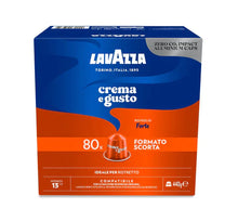 სურათის ჩატვირთვა გალერეის მაყურებელში, LAVAZZA - Nespresso - Caffè - Crema e Gusto Forte - Alluminio - Conf. 80