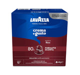 LAVAZZA - Nespresso - Caffè - Crema e Gusto Ricco -  Alluminio - Conf. 80