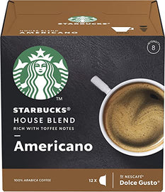 STARBUCKS - Dolce Gusto - Caffè - Americano Medium House Blend - Conf.12