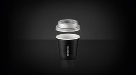 PLASTIC LIDS FOR COFFEE PAPER CUPS 240 ML