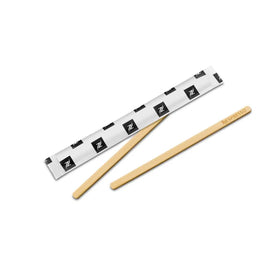 SINGLE WRAPPED BAMBOO COFFEE RECIPE STIRRERS 170 MM
