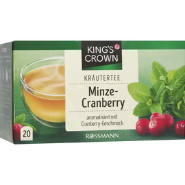 Herbal tea mint cranberry - 20 pc