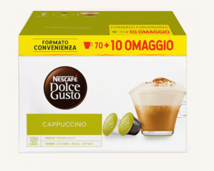 NESTLE' - Dolce Gusto - Solubile - Cappuccino - Conf. 80