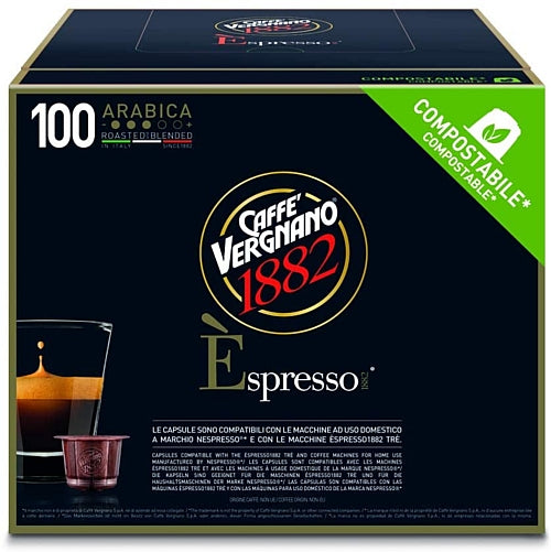 VERGNANO - Nespresso - Caffè - Espresso Arabica Comp. - Conf. 100