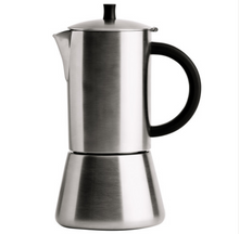 Load image into Gallery viewer, CRISTEL - PALERMO BRUSHED STAINLESS STEEL COFFEEPOT INDUCTION 6 CUPS