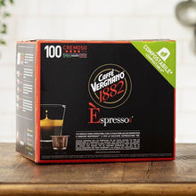 სურათის ჩატვირთვა გალერეის მაყურებელში, VERGNANO - Nespresso - Caffè - Espresso Cremoso Comp. - Conf. 100
