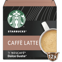 სურათის ჩატვირთვა გალერეის მაყურებელში, STARBUCKS - Dolce Gusto - Solubile - Caffè Latte  - Conf. 12