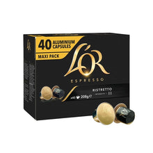 სურათის ჩატვირთვა გალერეის მაყურებელში, L&#39;OR - Nespresso - Caffè - Ristretto - Conf. 40 - Box 5