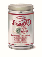 Load image into Gallery viewer, LUCAFFE TIN 22 CAPSULE DECAFFEINATO