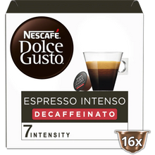 სურათის ჩატვირთვა გალერეის მაყურებელში, NESTLE&#39; - Dolce Gusto - Decaffeinato - Espresso Intenso Dek Red - Cf. 16