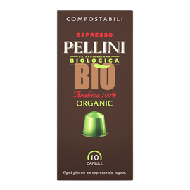 Pellini Bio Arabica compostable Nespresso®*