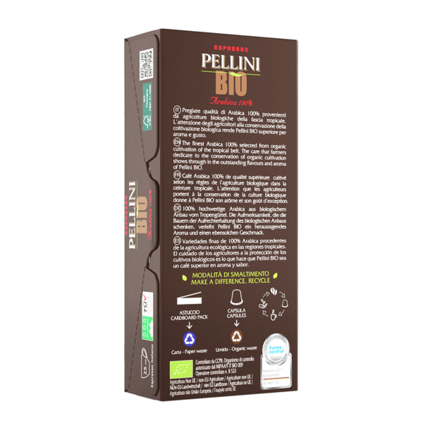 Pellini Bio Arabica compostable Nespresso®*