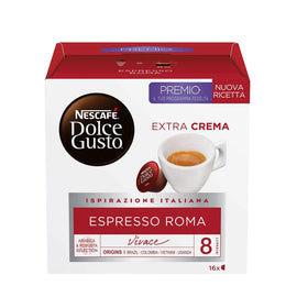 Dolce Gusto Compatible Coffee pods | 2 x 16 Intense | 2 x 16 Extra Intense  | Strong Espresso Coffee pods for Dolce Gusto | 64 Capsules
