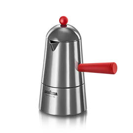 LAVAZZA - Caffettiera Moka - Carmencita Pop Rosso 3 tazze - Conf. 1
