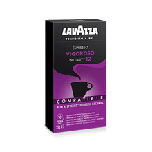 სურათის ჩატვირთვა გალერეის მაყურებელში, Capsules Nespresso Compatible Lavazza Vigoroso 10 pieces