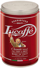 სურათის ჩატვირთვა გალერეის მაყურებელში, LUCAFFE TIN 250 GR CLASSIC COFFEE GROUND