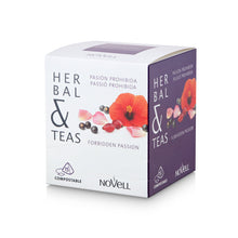 Load image into Gallery viewer, HERBAL AND TEAS - FORBIDDEN PASSION - Box 15 pyramids.
