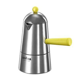 LAVAZZA - Caffettiera Moka - Carmencita Pop Giallo 3 tazze - Conf. 1