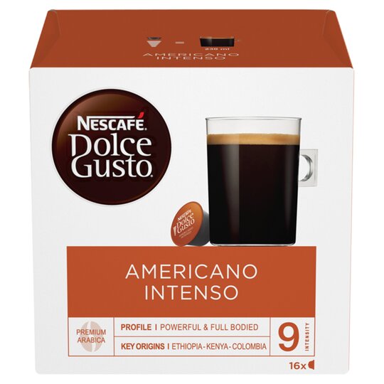 Dolce Gusto Americano Intenso Coffee Pods 16 Capsules