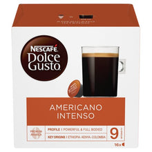 სურათის ჩატვირთვა გალერეის მაყურებელში, Dolce Gusto Americano Intenso Coffee Pods 16 Capsules