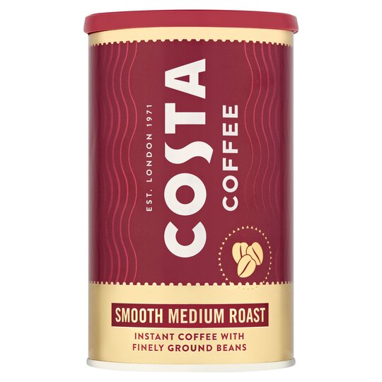 Costa Instant Coffee Smooth Medium Roast 100G
